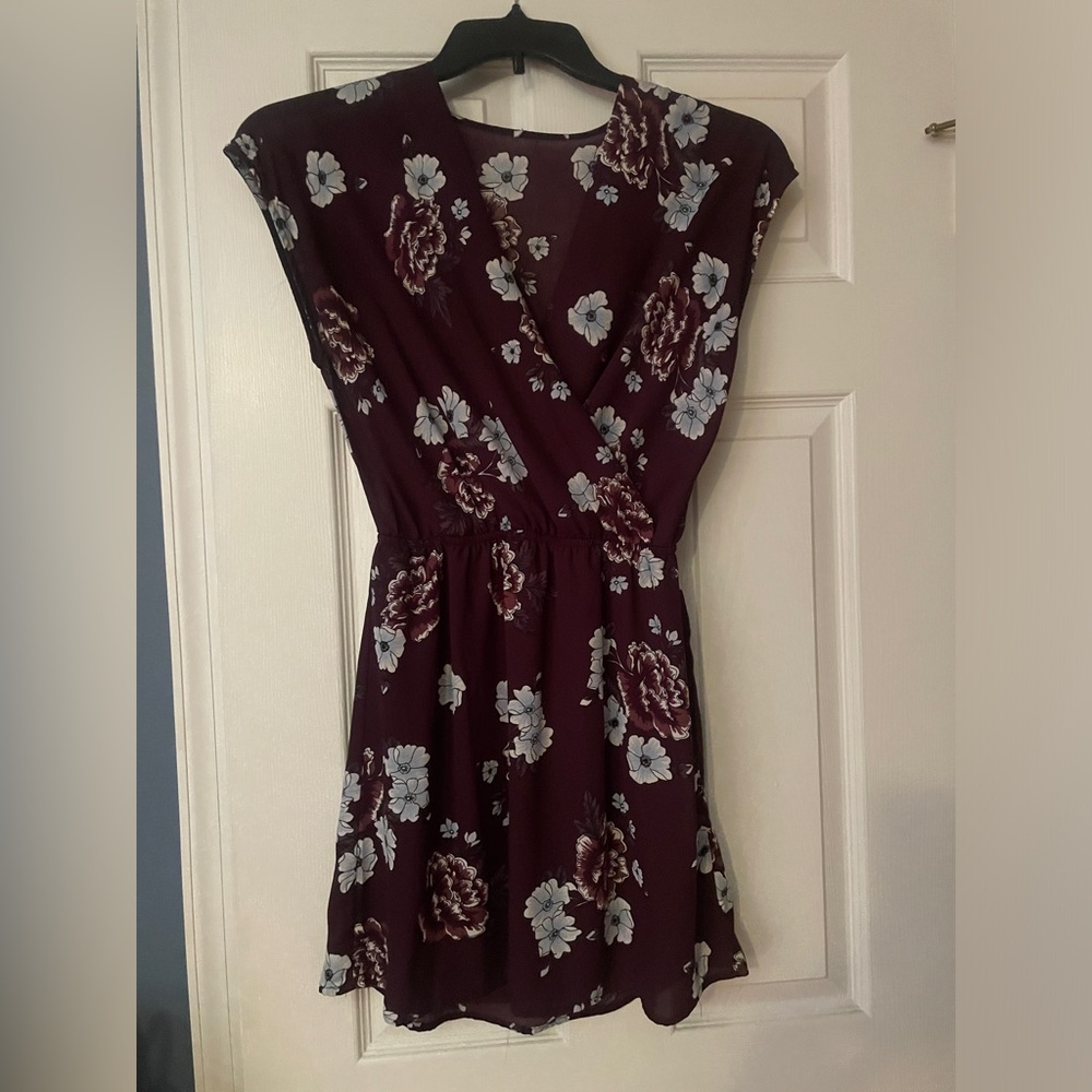 Purple Floral Dress